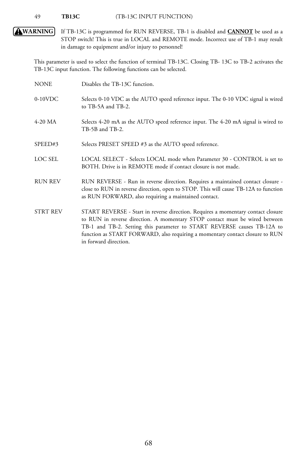LEESON Micro Series Compact Inverters User Manual | Page 70 / 92