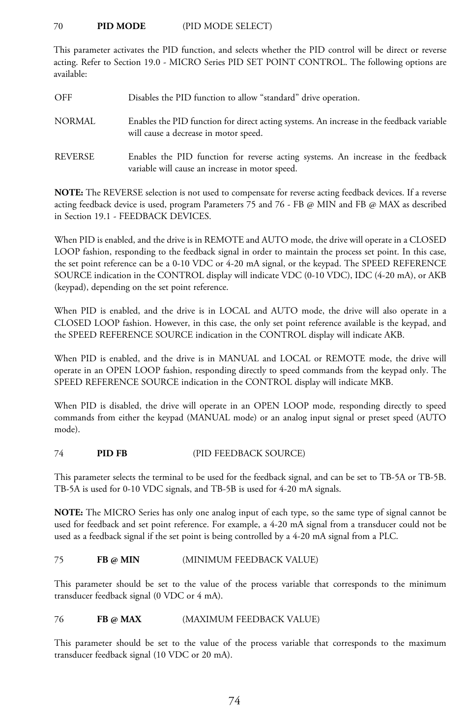 LEESON Micro Series Compact Inverters User Manual | Page 76 / 92
