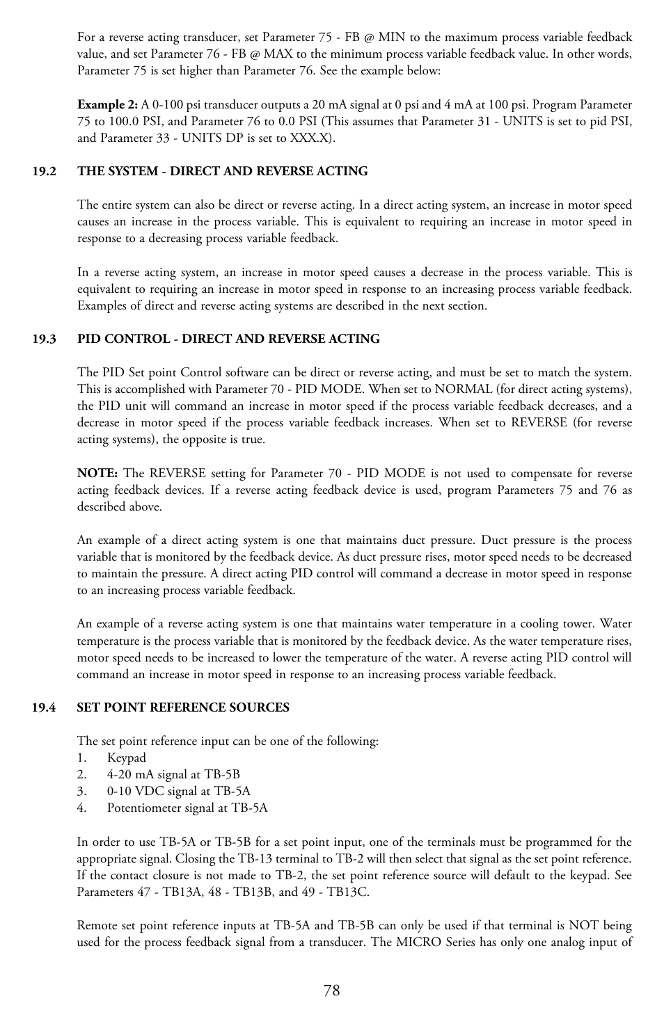 LEESON Micro Series Compact Inverters User Manual | Page 80 / 92