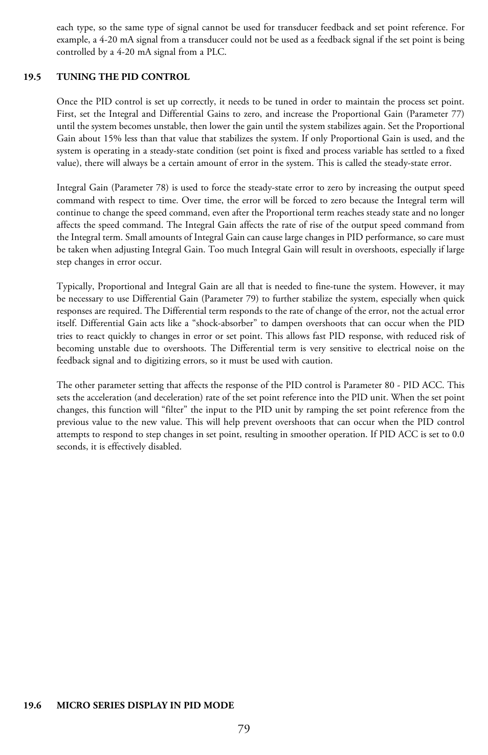 LEESON Micro Series Compact Inverters User Manual | Page 81 / 92
