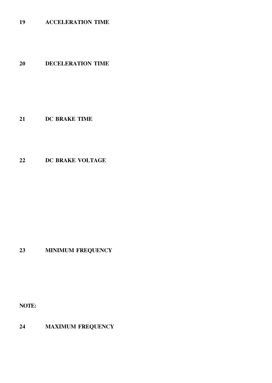 LEESON SM-Basic Series Sub-Micro Inverters (Obsolete) User Manual | Page 34 / 47