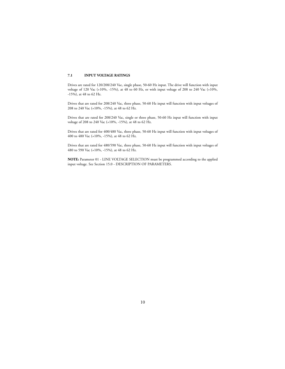 LEESON SM-Plus Series Sub-Micro Inverters User Manual | Page 14 / 66