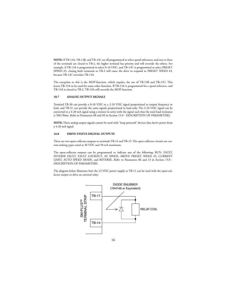 LEESON SM-Plus Series Sub-Micro Inverters User Manual | Page 20 / 66