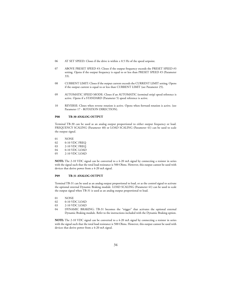 LEESON SM-Plus Series Sub-Micro Inverters User Manual | Page 38 / 66