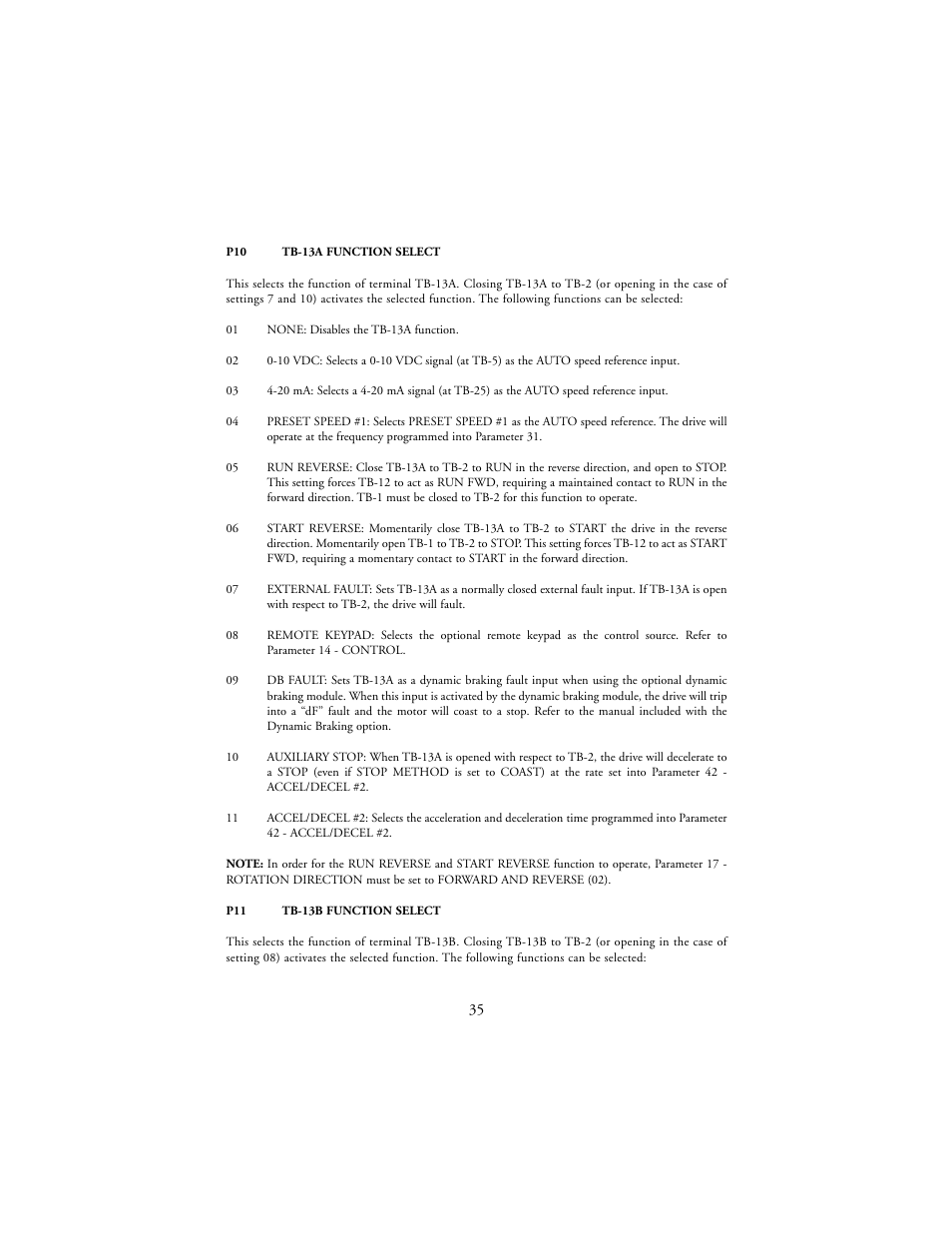 LEESON SM-Plus Series Sub-Micro Inverters User Manual | Page 39 / 66