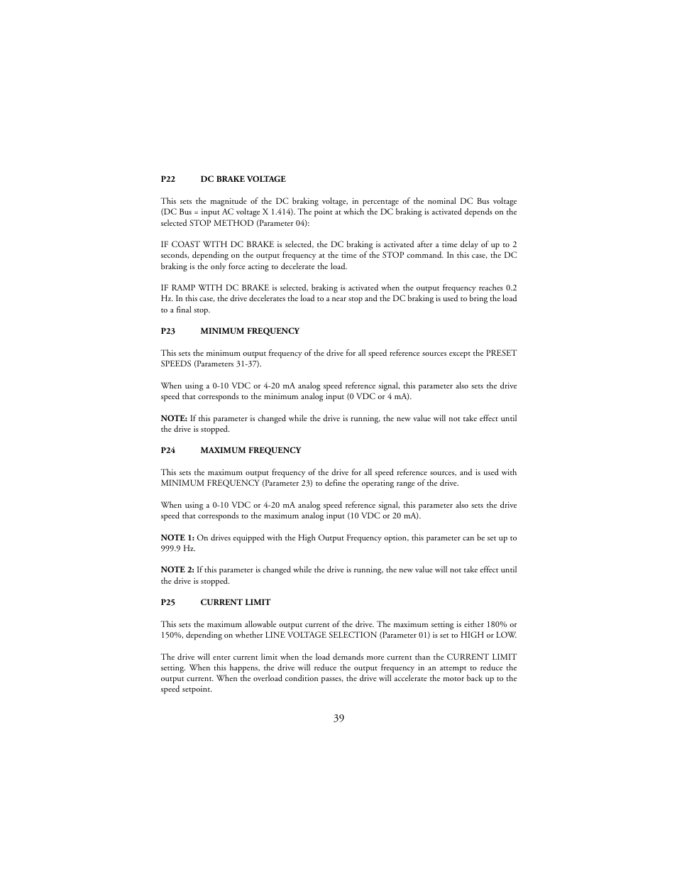 LEESON SM-Plus Series Sub-Micro Inverters User Manual | Page 43 / 66