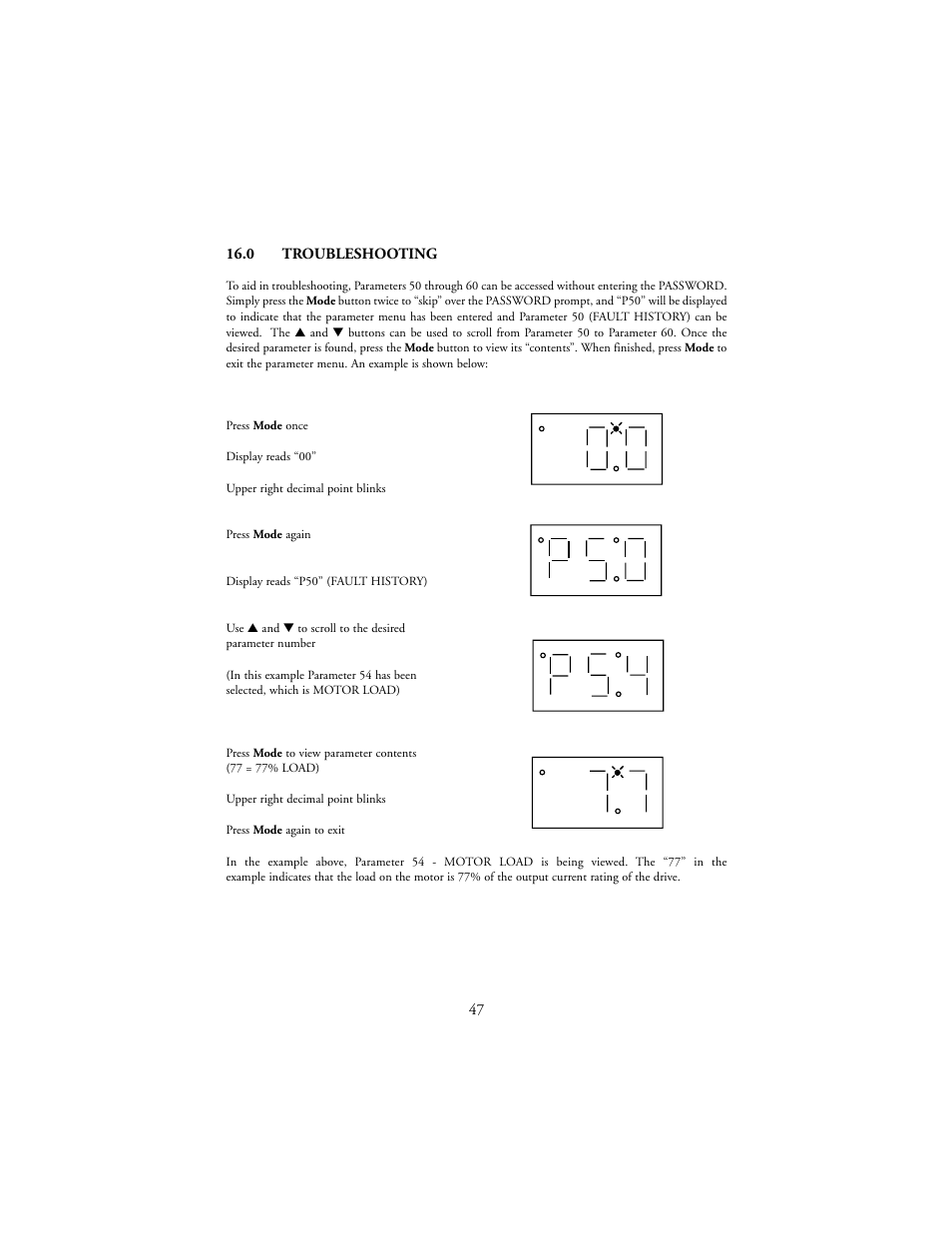 LEESON SM-Plus Series Sub-Micro Inverters User Manual | Page 51 / 66