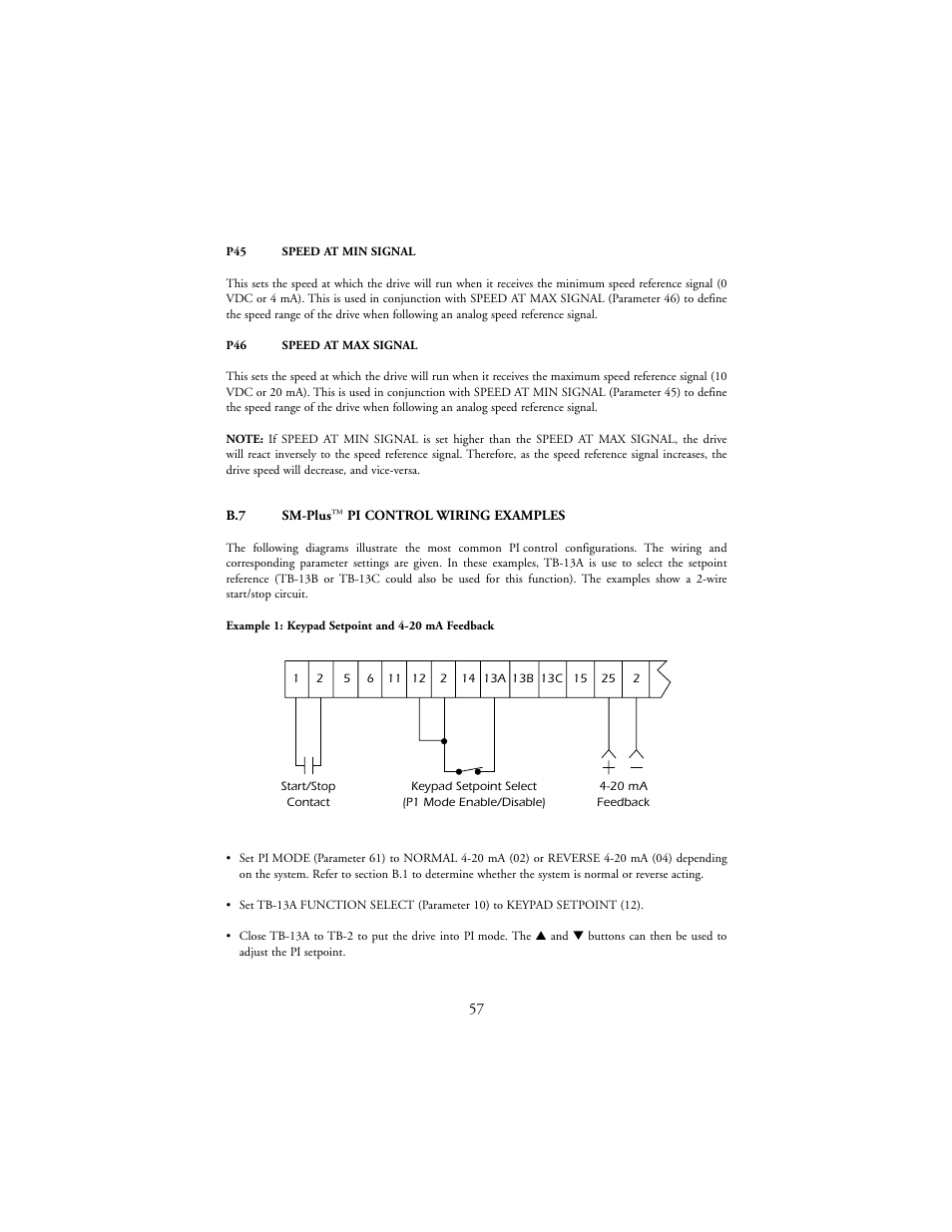 LEESON SM-Plus Series Sub-Micro Inverters User Manual | Page 61 / 66