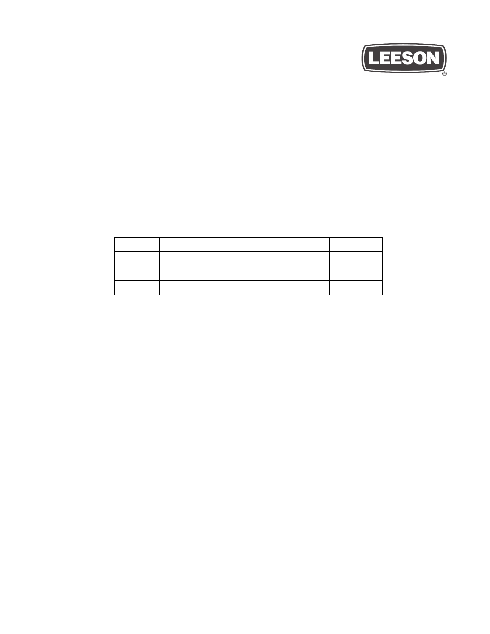 LEESON Sub-Micro DIN Rail Kit User Manual | 2 pages