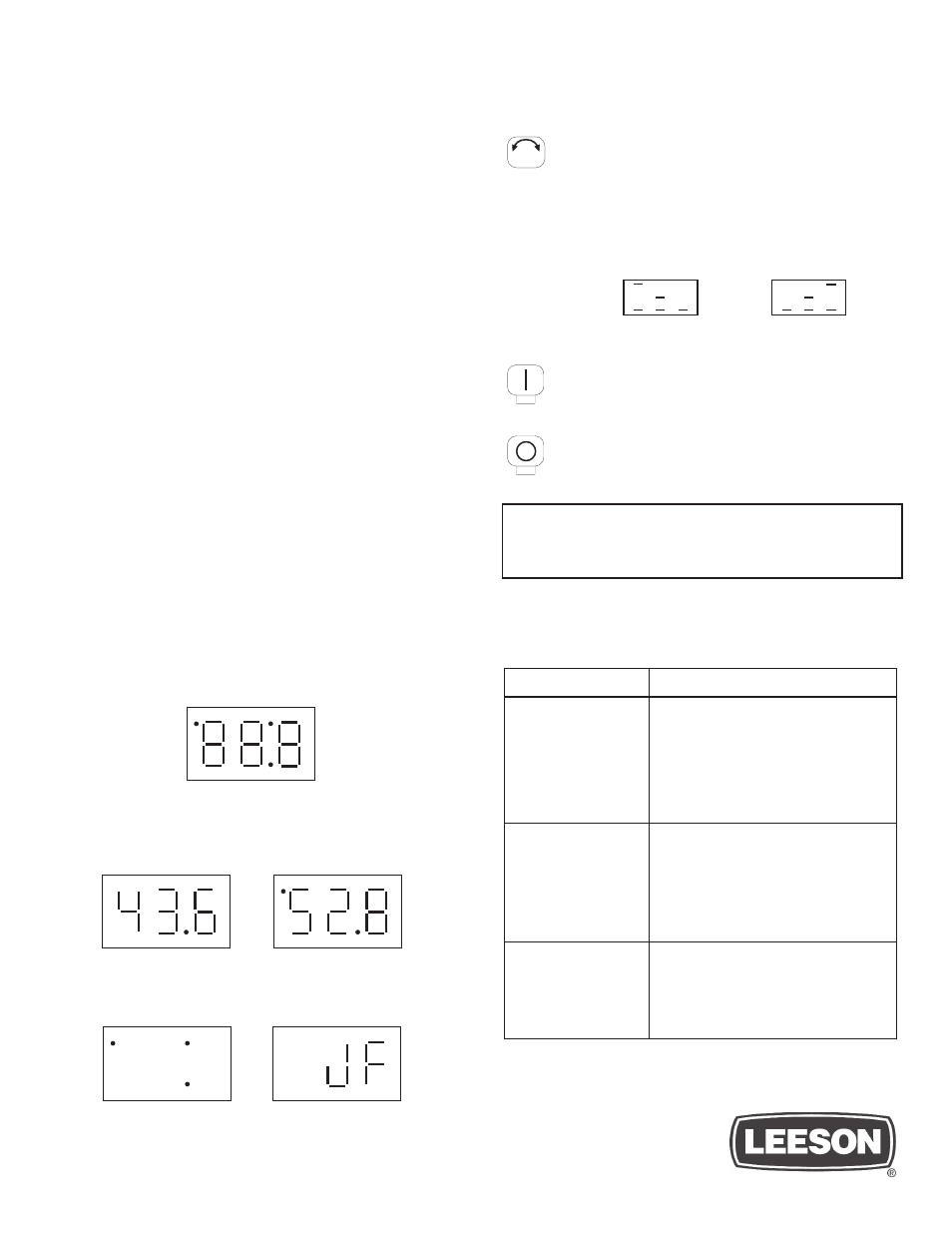 LEESON SM Series Remote Keypad Kit User Manual | Page 2 / 2