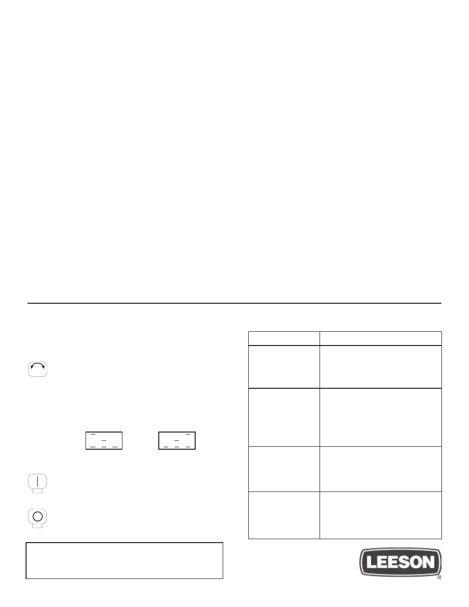 LEESON SM-Plus Series Remote Keypad Kit User Manual | Page 2 / 2