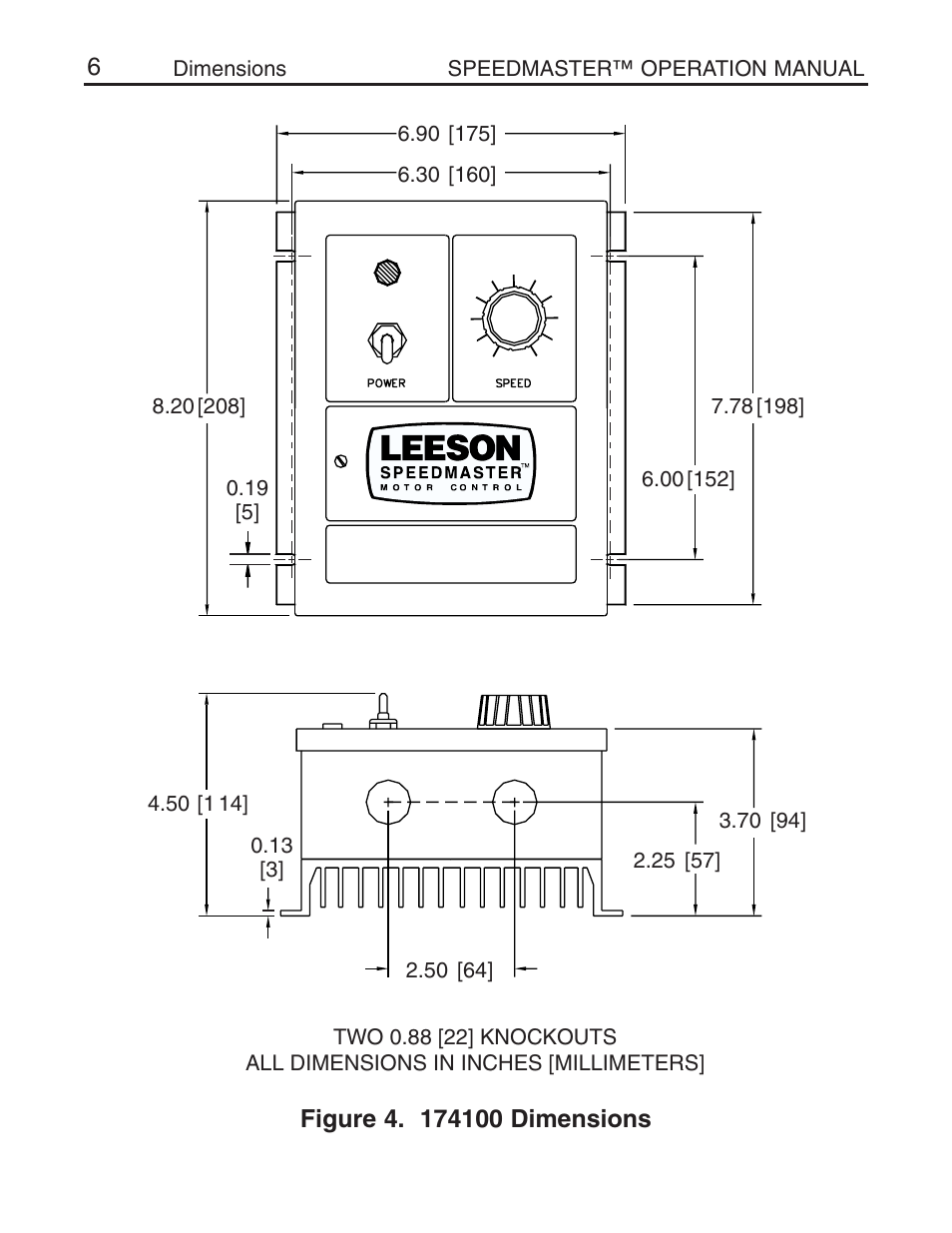 LEESON Chassis Mount SCR Control User Manual | Page 12 / 60