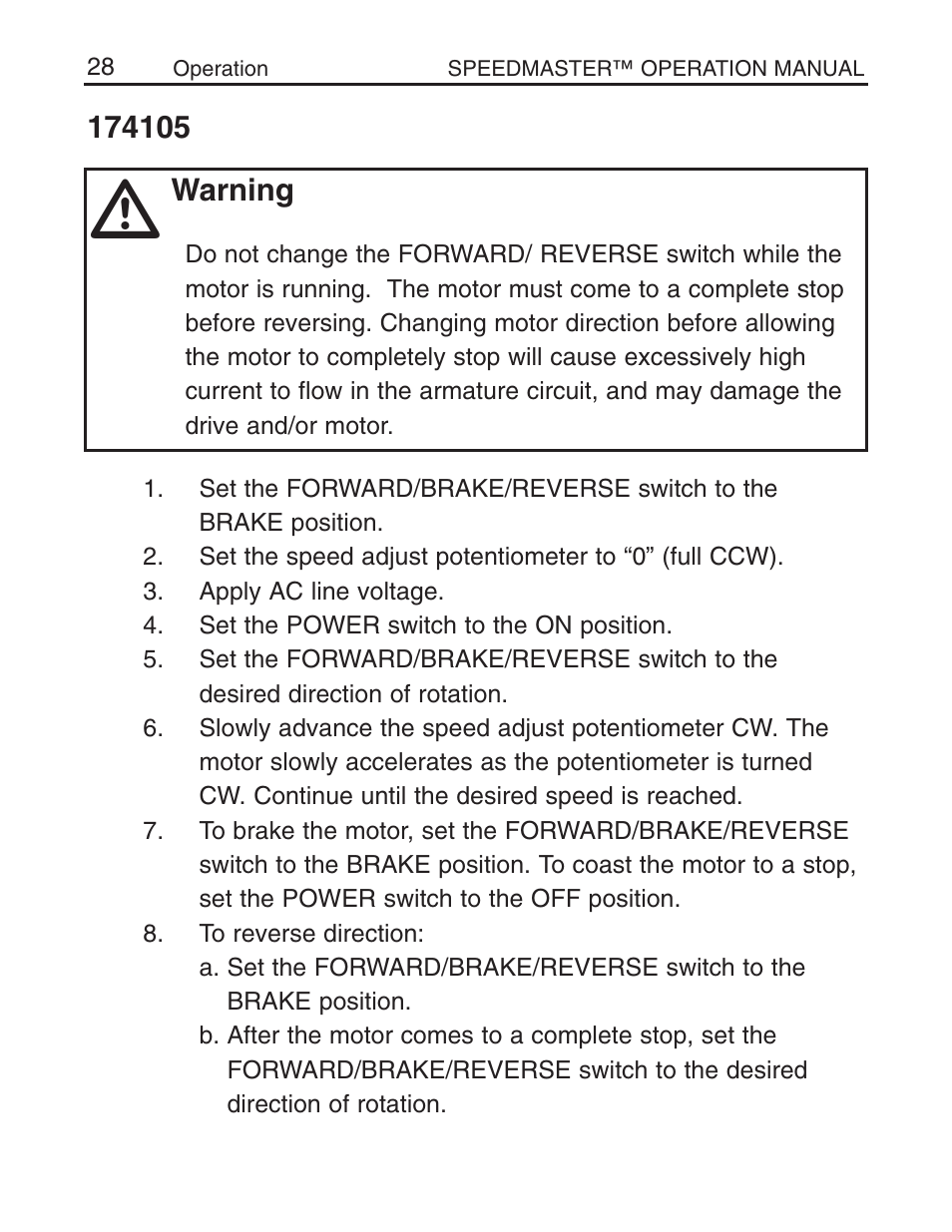 LEESON Chassis Mount SCR Control User Manual | Page 34 / 60