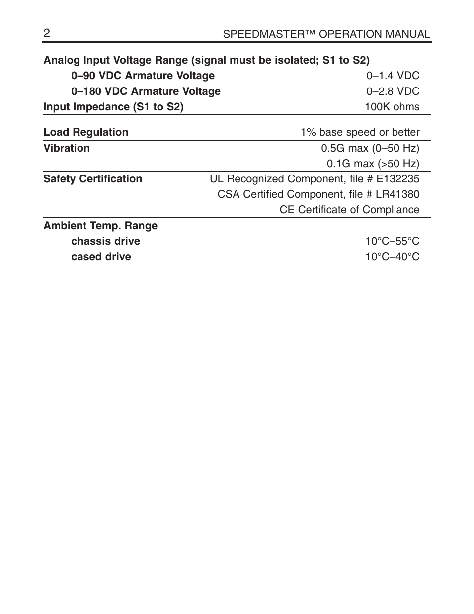 LEESON Chassis Mount SCR Control User Manual | Page 8 / 60