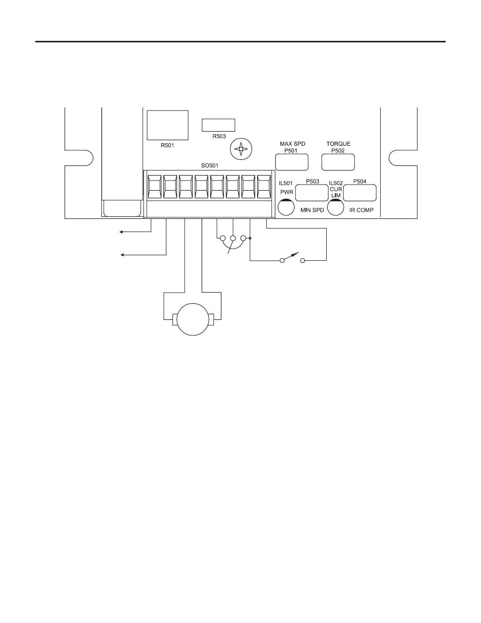 Connections, 8installation, Figure 5. drive connections | LEESON Chassis Mount PWM Control: M1740009.00 User Manual | Page 14 / 36