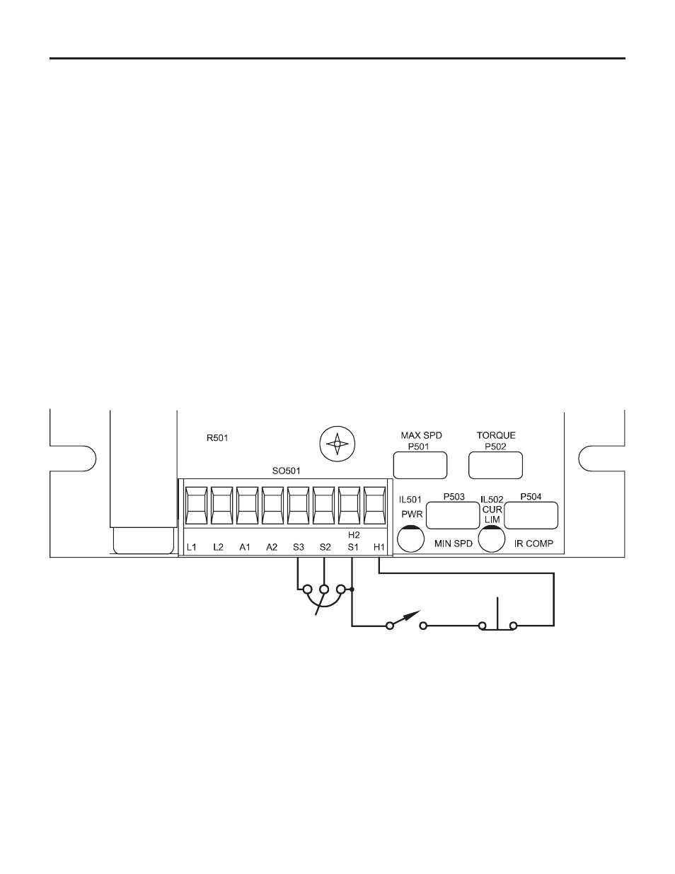 Run/jog s switch | LEESON Chassis Mount PWM Control: M1740009.00 User Manual | Page 26 / 36