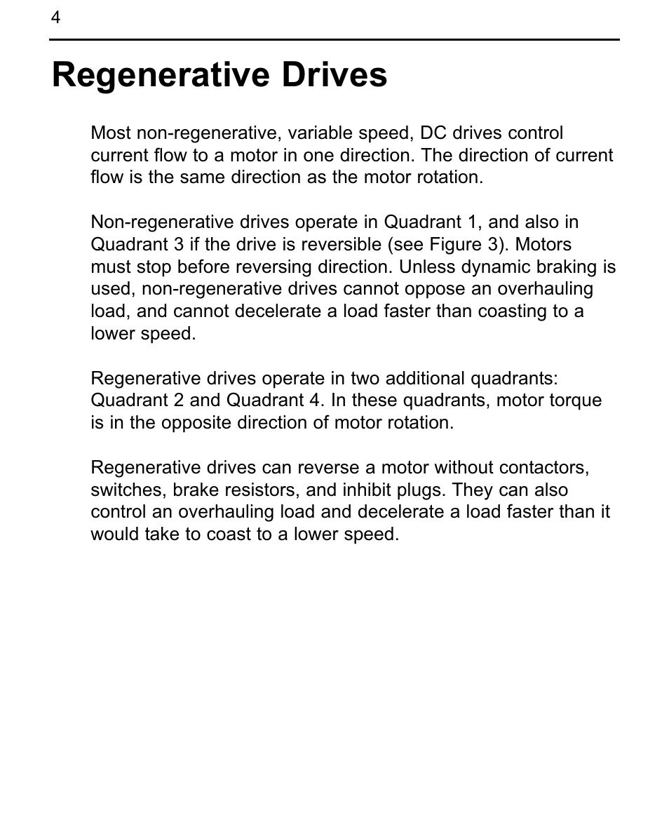 Regenerative drives | LEESON Chassis Mount Regenerative Control: 175721.00 User Manual | Page 10 / 56