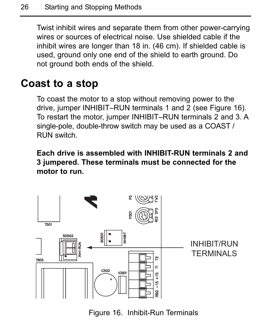 Coast to a stop | LEESON Chassis Mount Regenerative Control: 175721.00 User Manual | Page 32 / 56