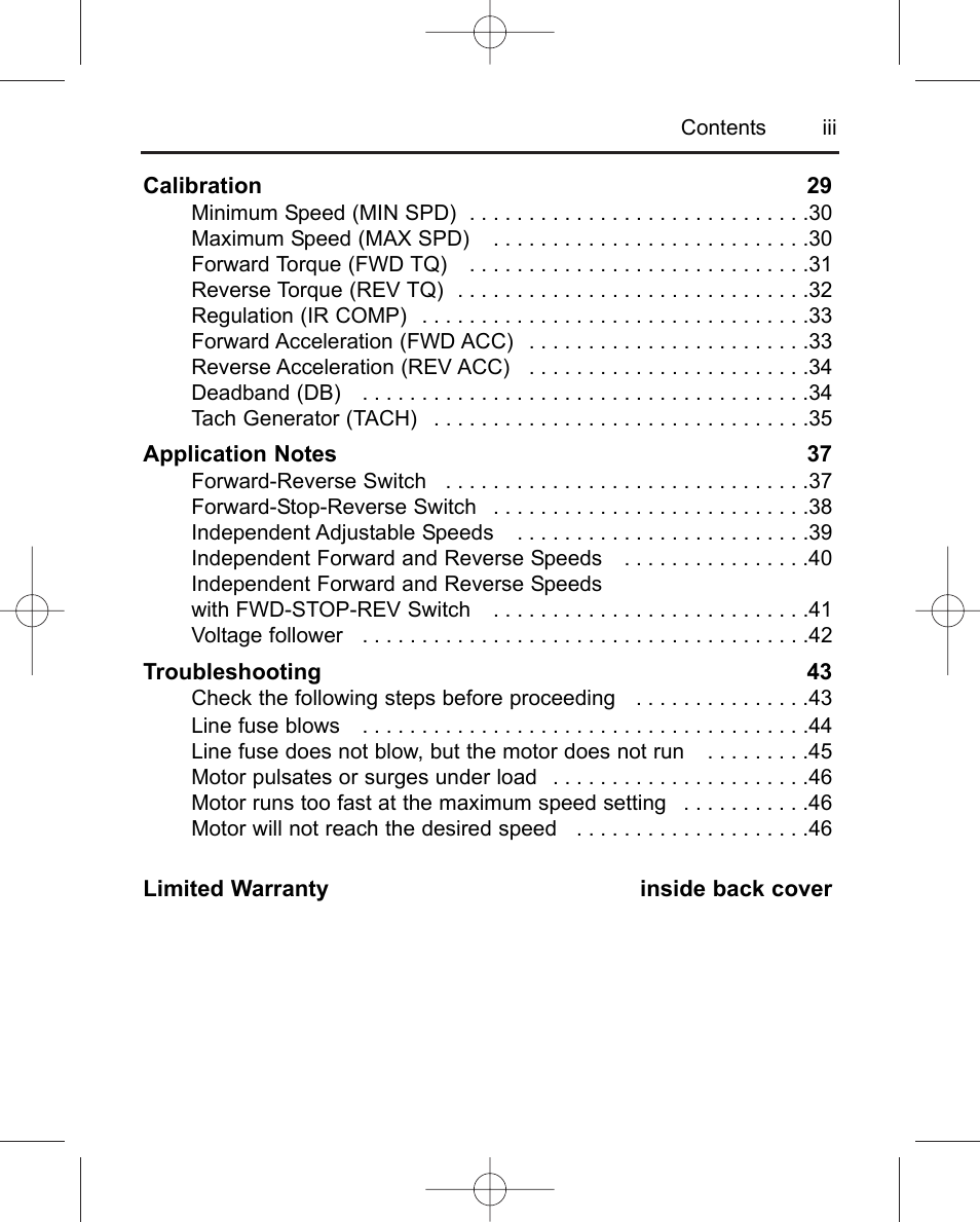 LEESON Chassis Mount Regenerative Control: 175721.00 User Manual | Page 5 / 56