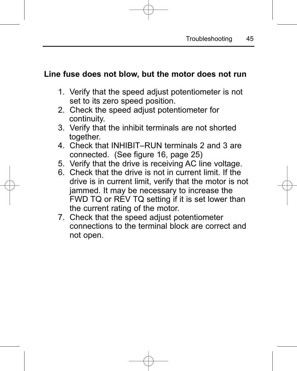 LEESON Chassis Mount Regenerative Control: 175721.00 User Manual | Page 51 / 56