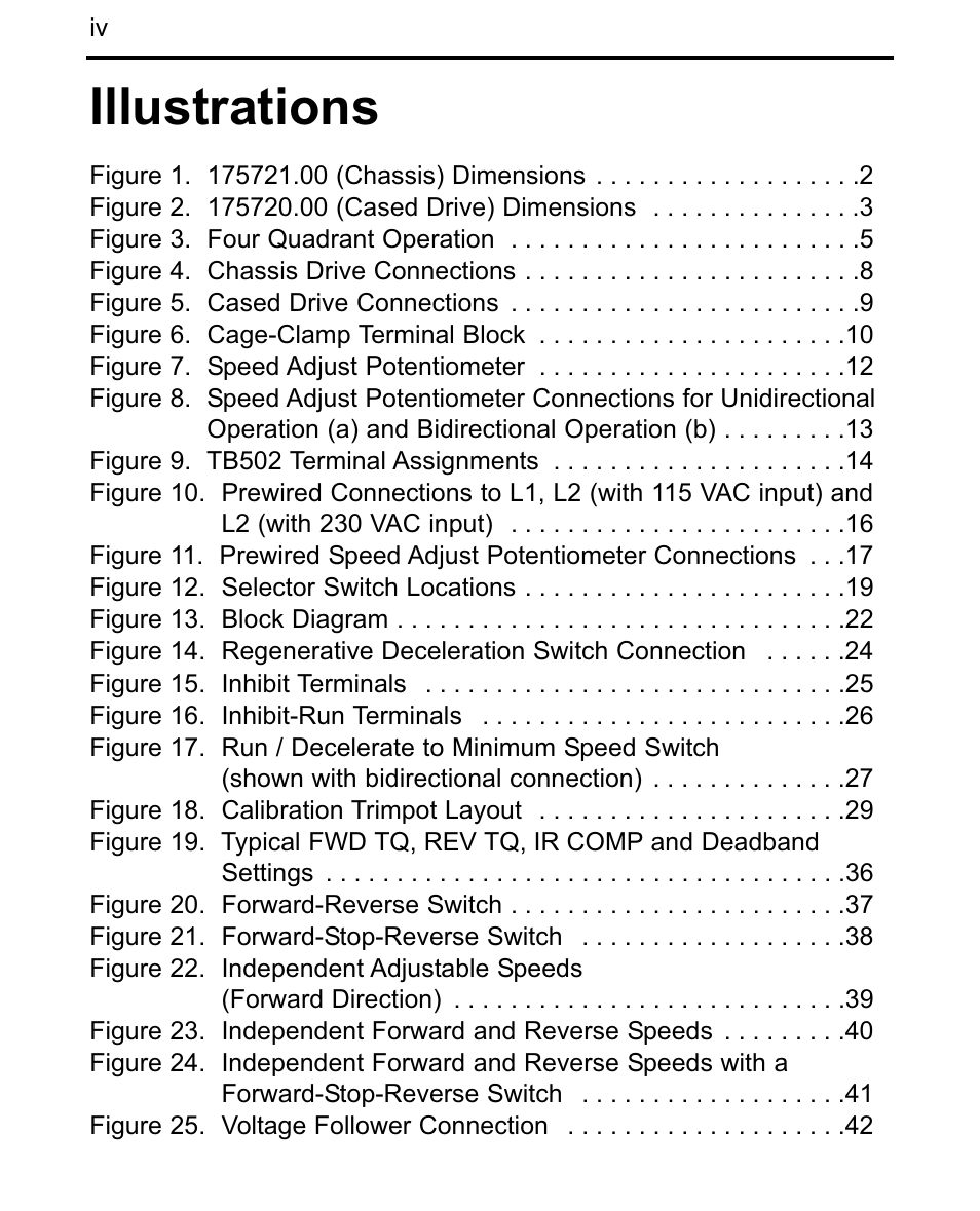 Illustrations | LEESON Chassis Mount Regenerative Control: 175721.00 User Manual | Page 6 / 56