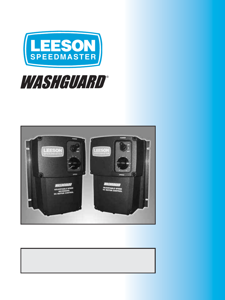 LEESON NEMA 4X SCR Control: 174107.00 User Manual | 49 pages