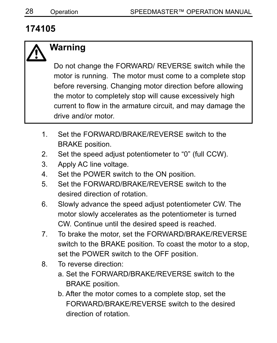 LEESON SCR Thyristor Motor Control User Manual | Page 34 / 60