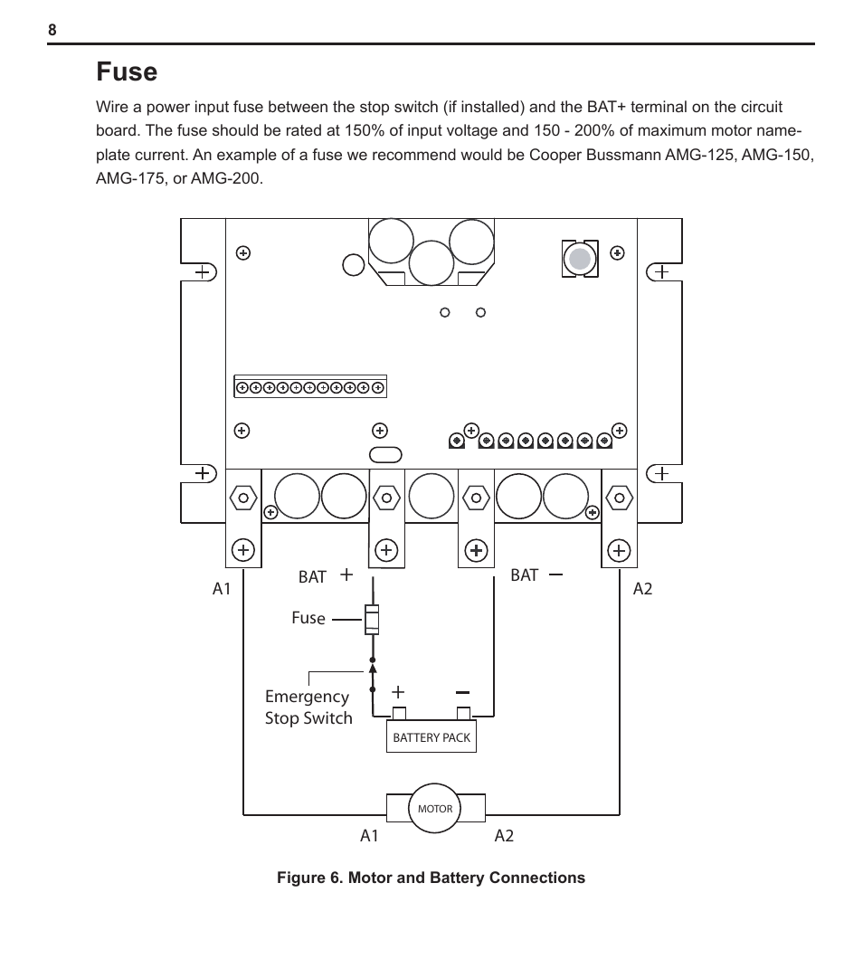 Fuse | LEESON PWM DC Control: 174299 User Manual | Page 13 / 35