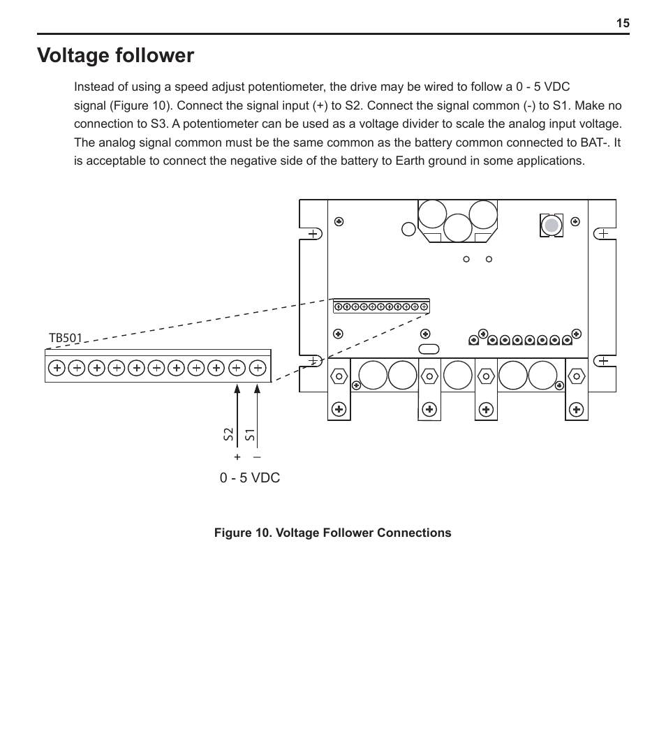 Voltage follower | LEESON PWM DC Control: 174299 User Manual | Page 20 / 35
