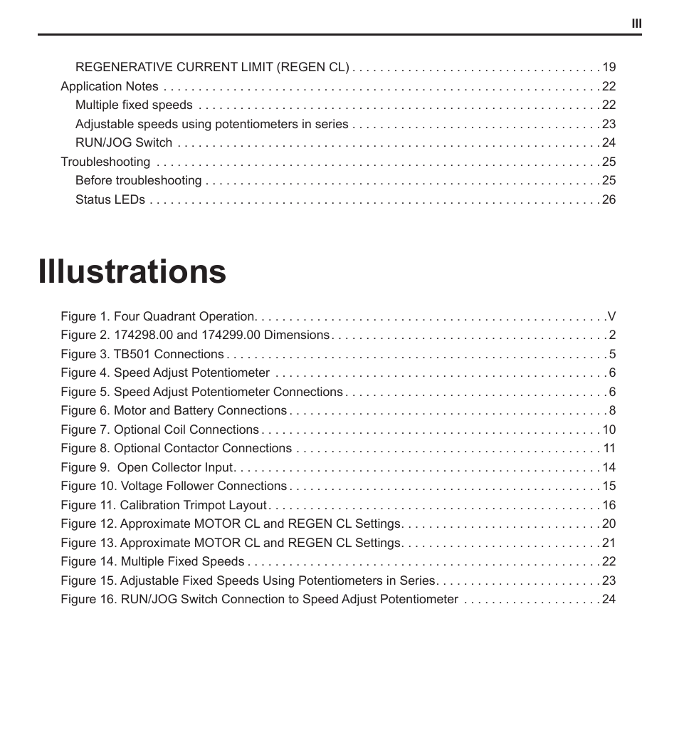 Illustrations | LEESON PWM DC Control: 174299 User Manual | Page 3 / 35