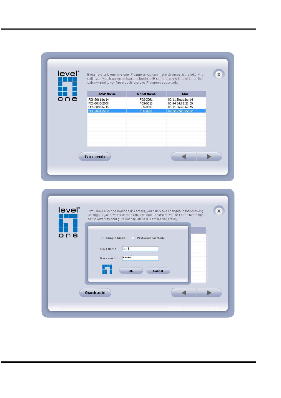 LevelOne FCS-0031 User Manual | Page 16 / 50