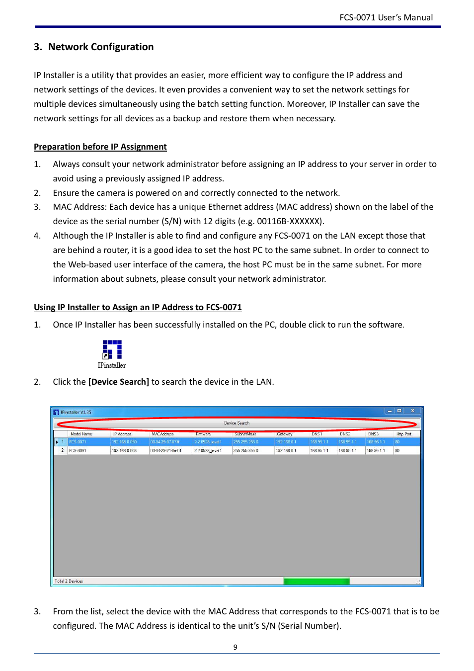 LevelOne FCS-0071 User Manual | Page 10 / 51