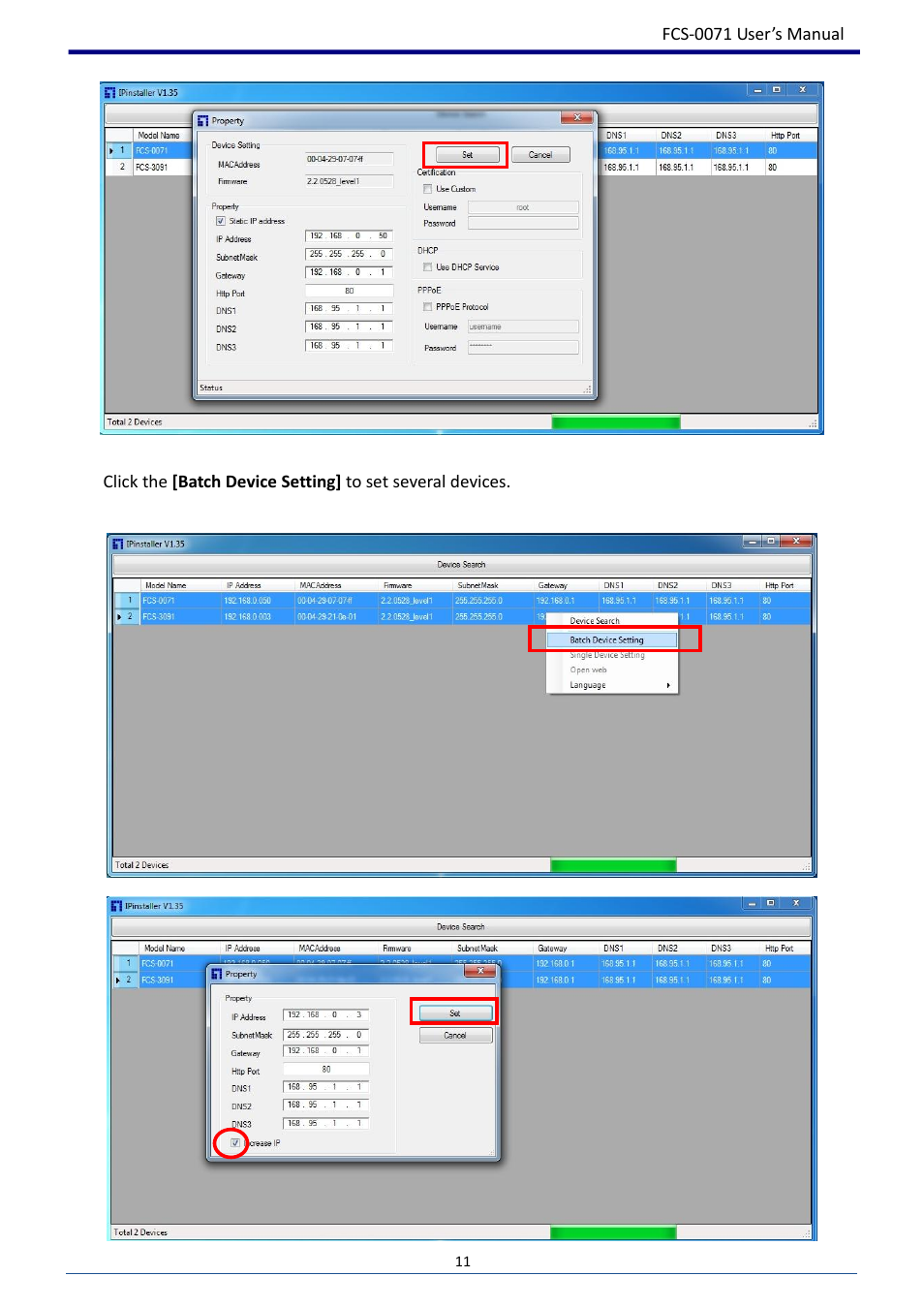 LevelOne FCS-0071 User Manual | Page 12 / 51