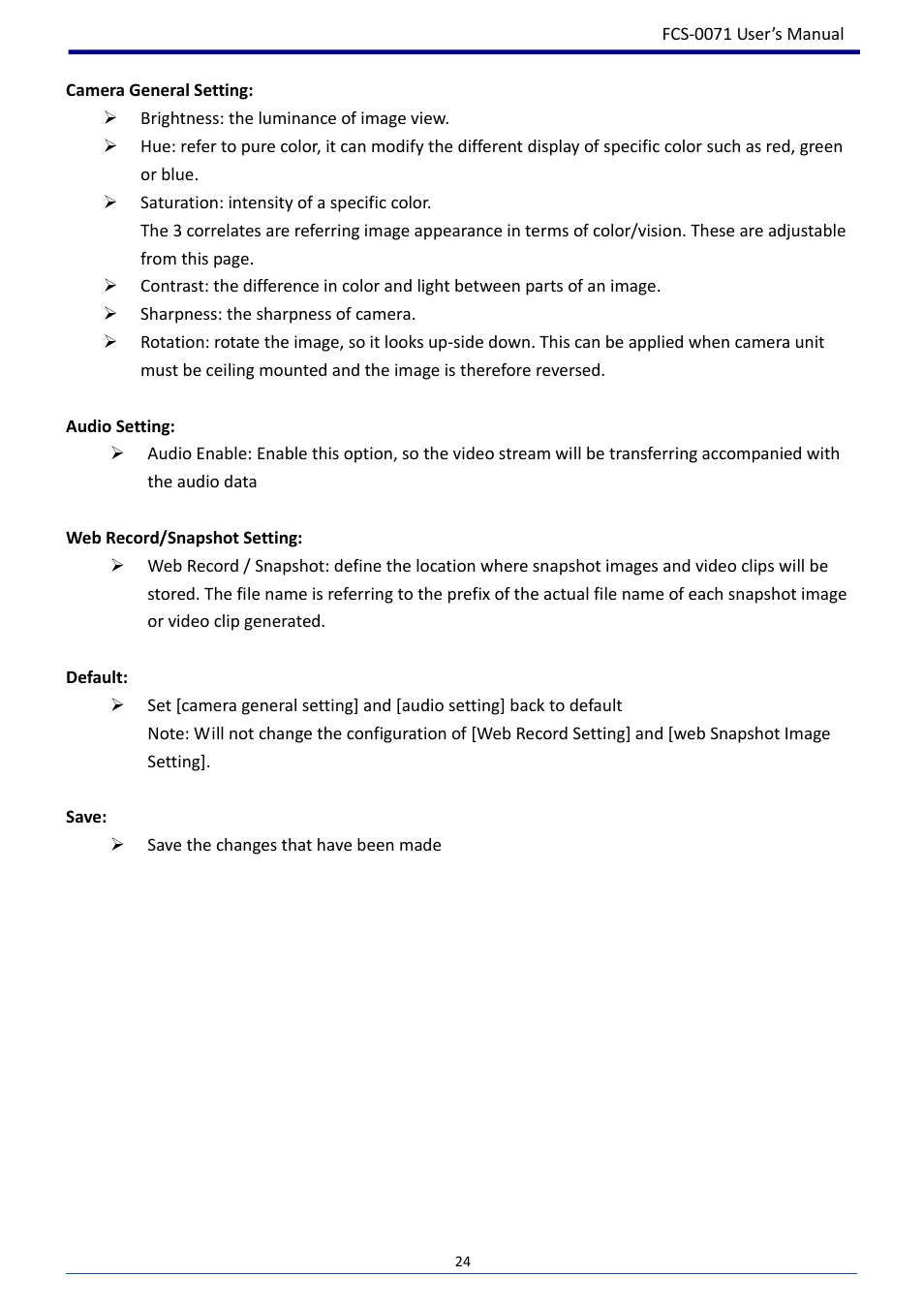 LevelOne FCS-0071 User Manual | Page 25 / 51