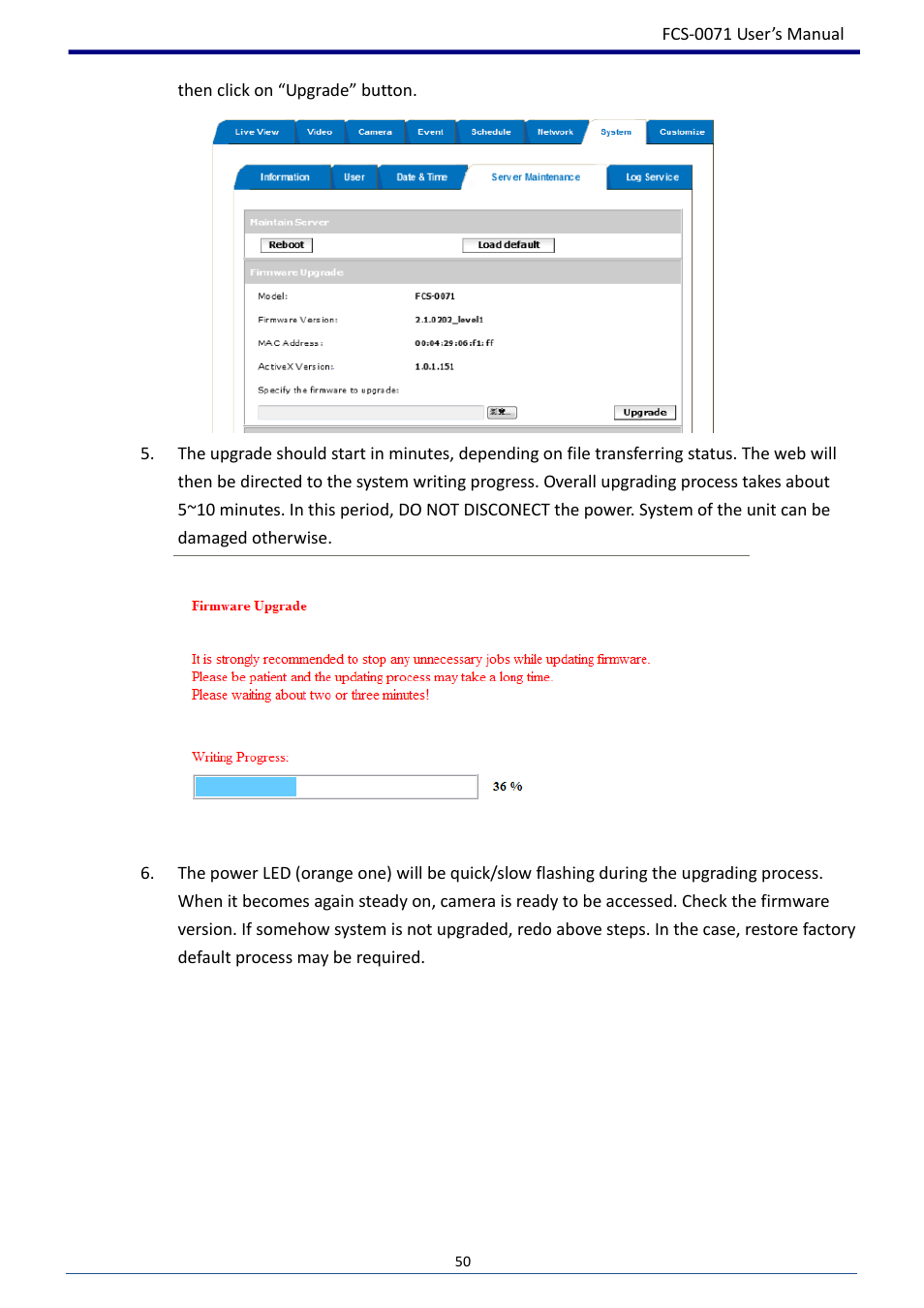 LevelOne FCS-0071 User Manual | Page 51 / 51
