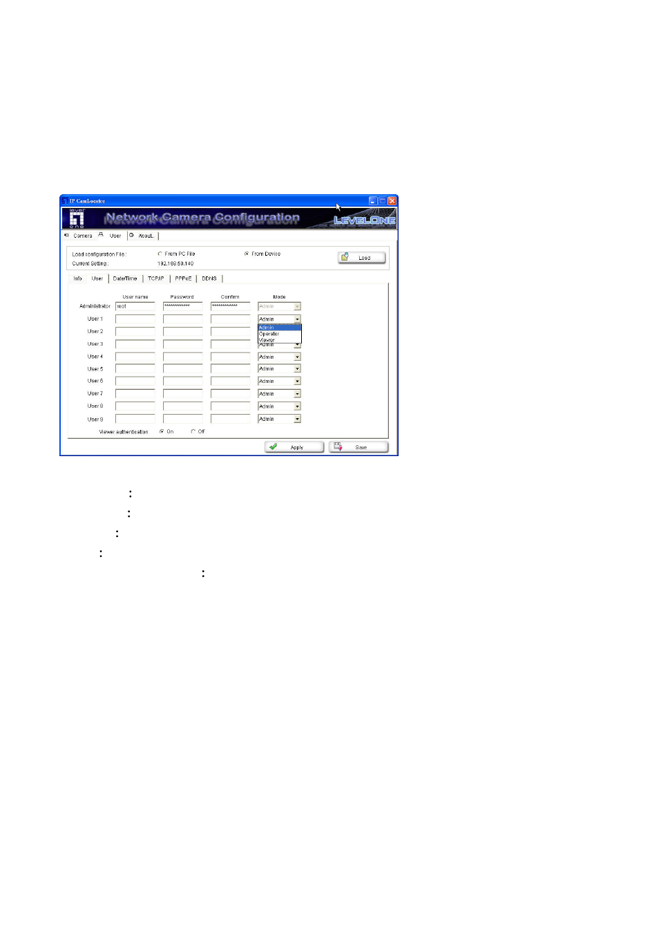 LevelOne FCS-1101 User Manual | Page 25 / 81