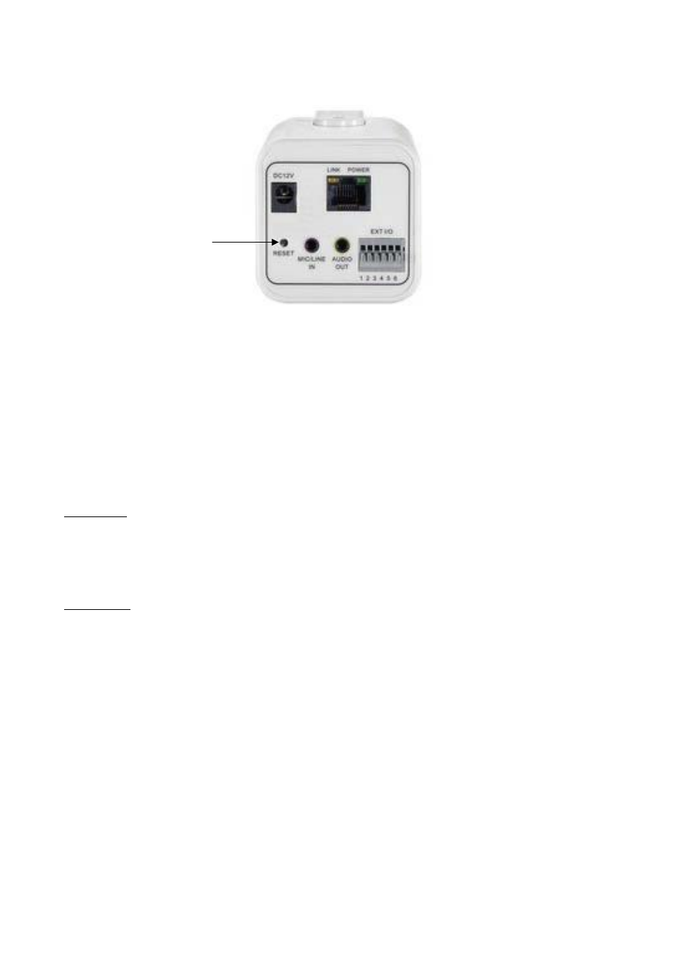 Hardware reset | LevelOne FCS-1122 User Manual | Page 10 / 49