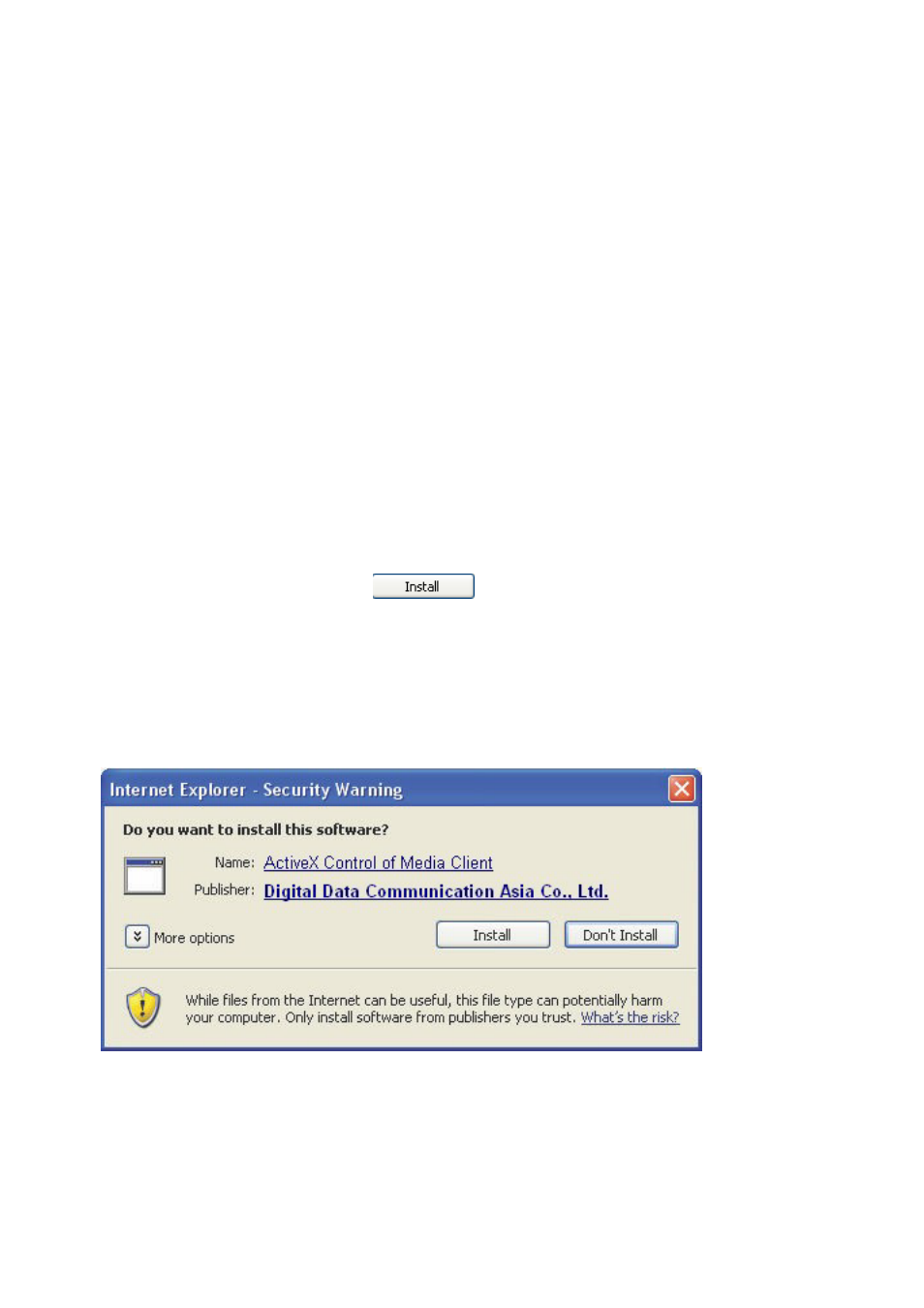 Authentication, Installing plug-in | LevelOne FCS-1122 User Manual | Page 22 / 49