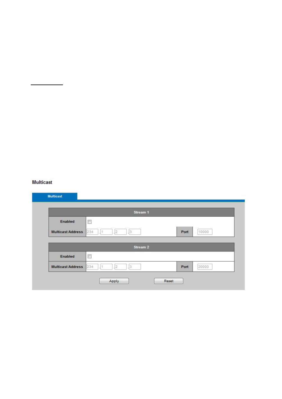 Multicast | LevelOne FCS-1122 User Manual | Page 32 / 49