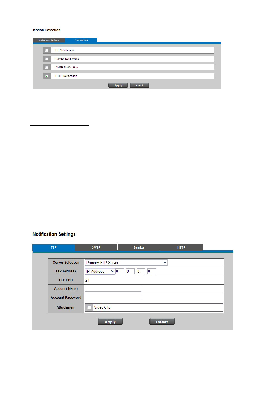 Notification setting | LevelOne FCS-1122 User Manual | Page 39 / 49