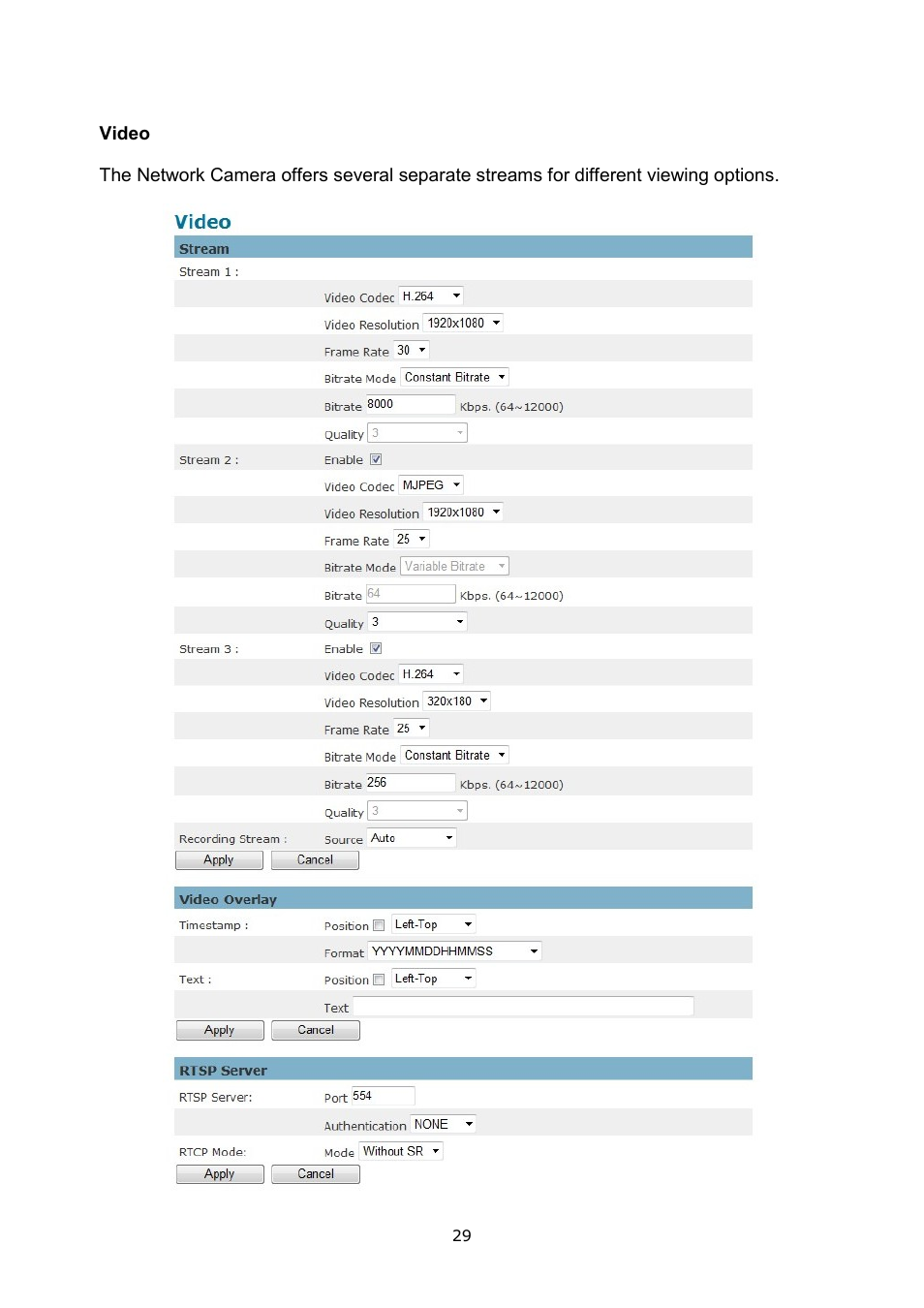 Video | LevelOne FCS-3052 User Manual | Page 33 / 66