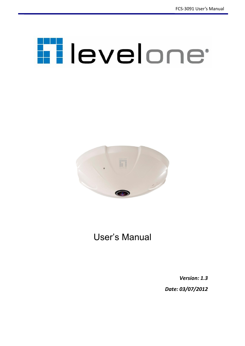 LevelOne FCS-3091 User Manual | 53 pages