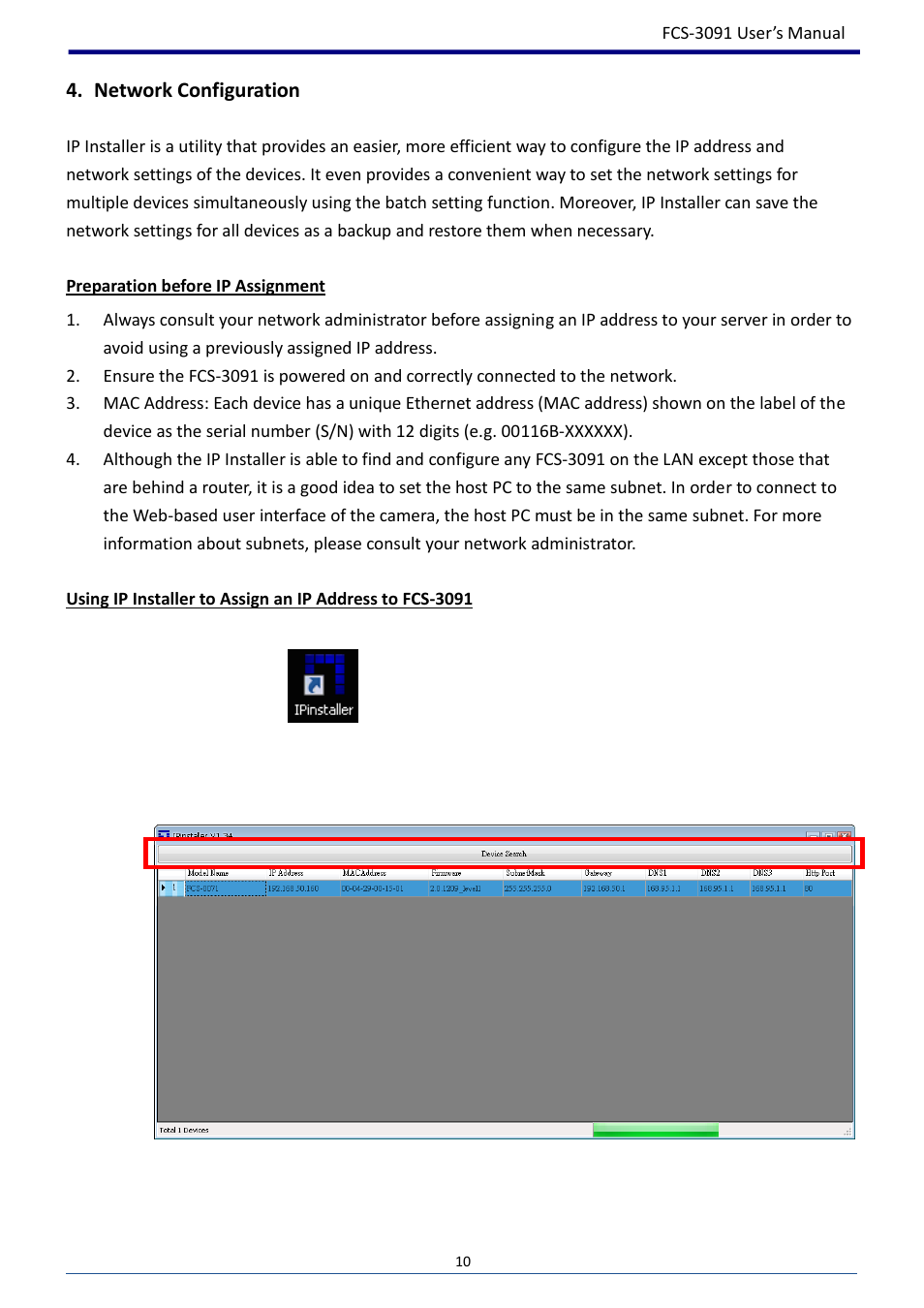 LevelOne FCS-3091 User Manual | Page 11 / 53
