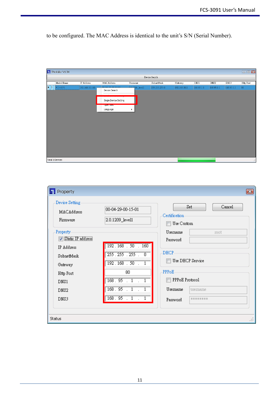 LevelOne FCS-3091 User Manual | Page 12 / 53