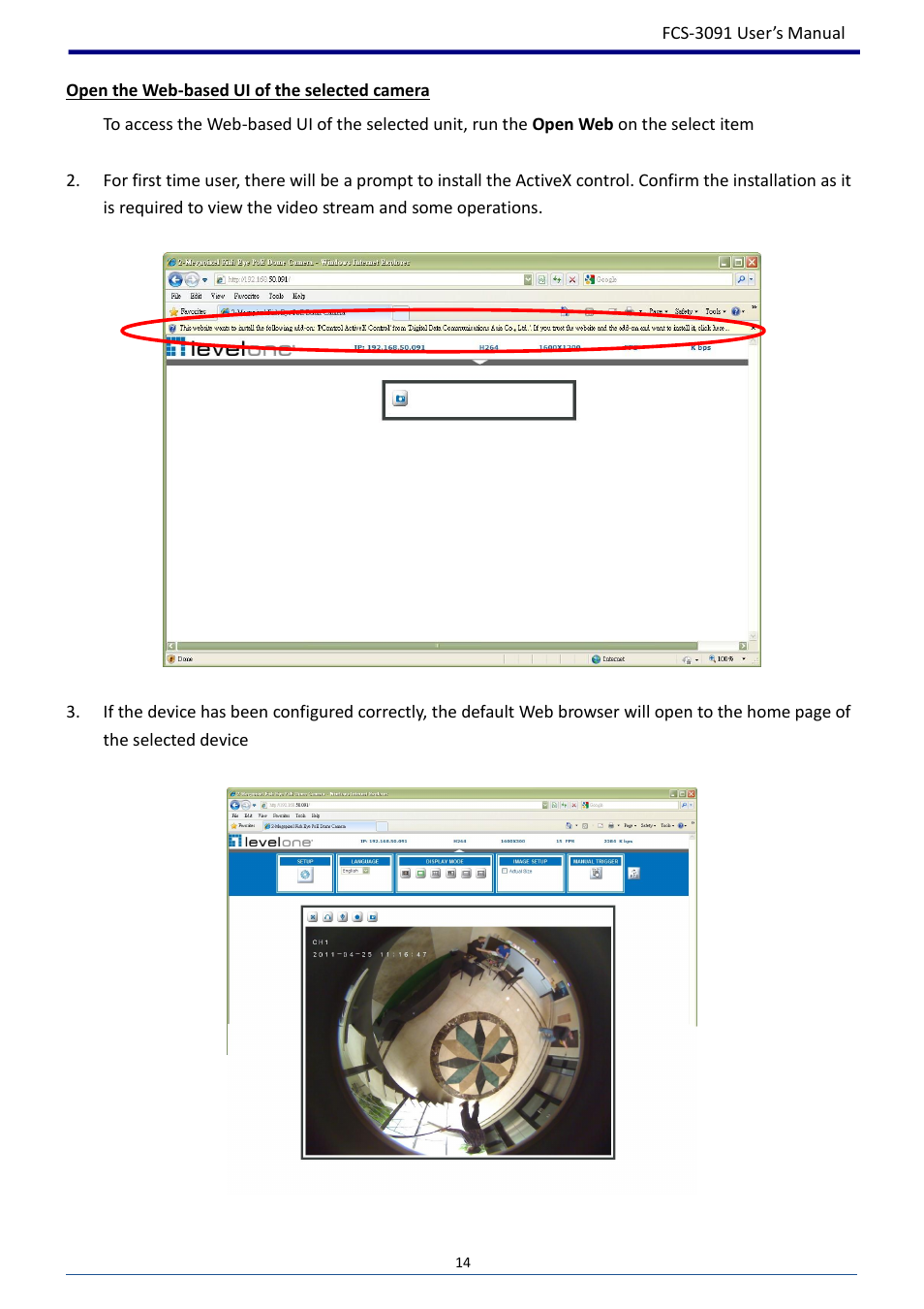 LevelOne FCS-3091 User Manual | Page 15 / 53