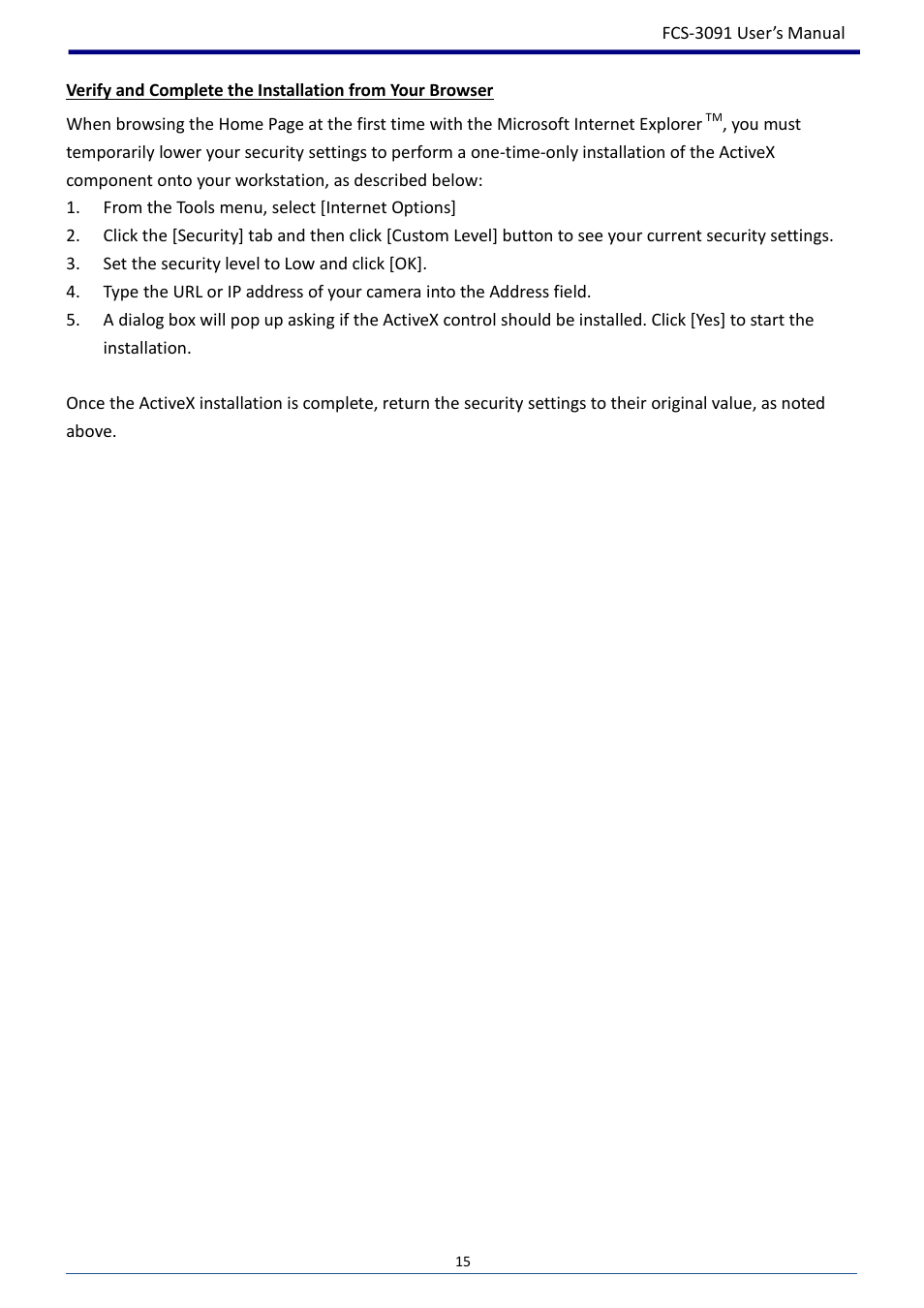 LevelOne FCS-3091 User Manual | Page 16 / 53