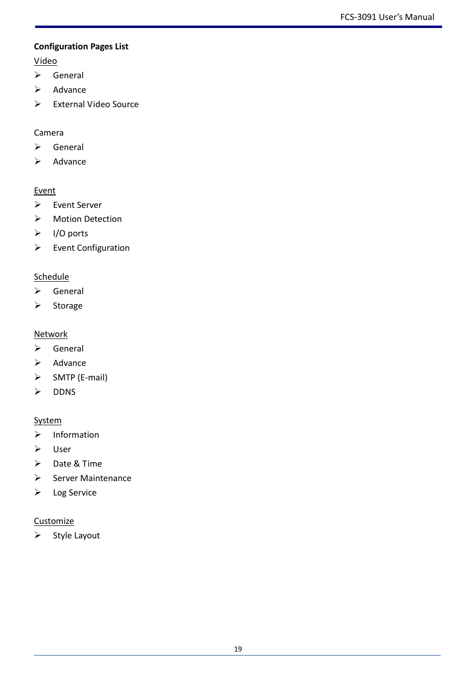 LevelOne FCS-3091 User Manual | Page 20 / 53