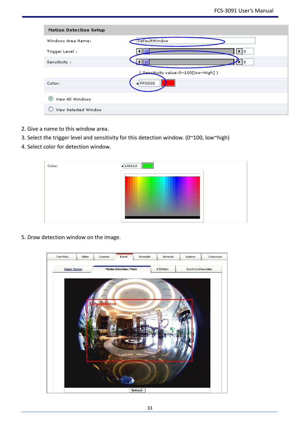 LevelOne FCS-3091 User Manual | Page 34 / 53