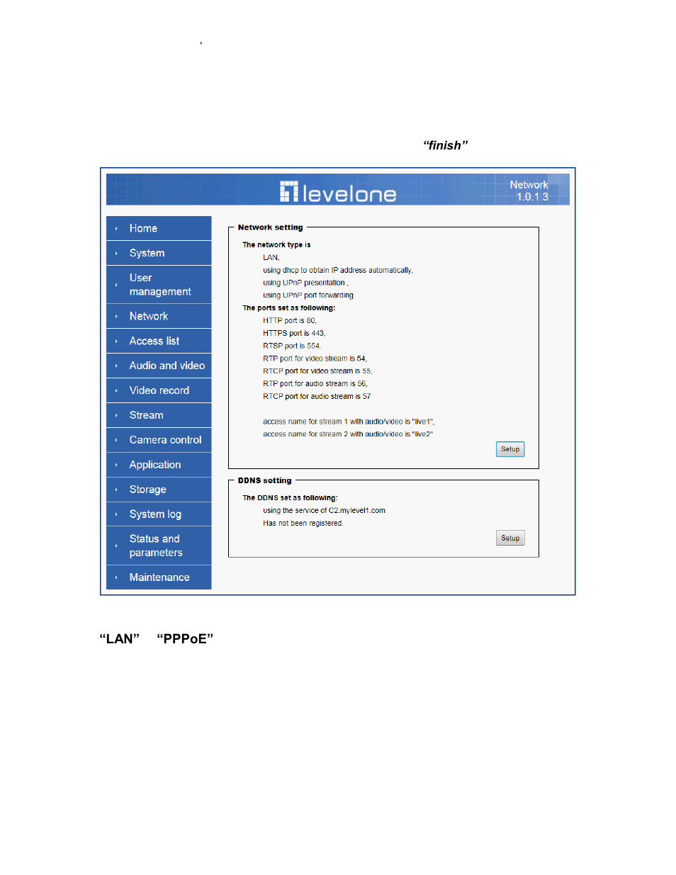 Network | LevelOne FCS-3101 User Manual | Page 27 / 54