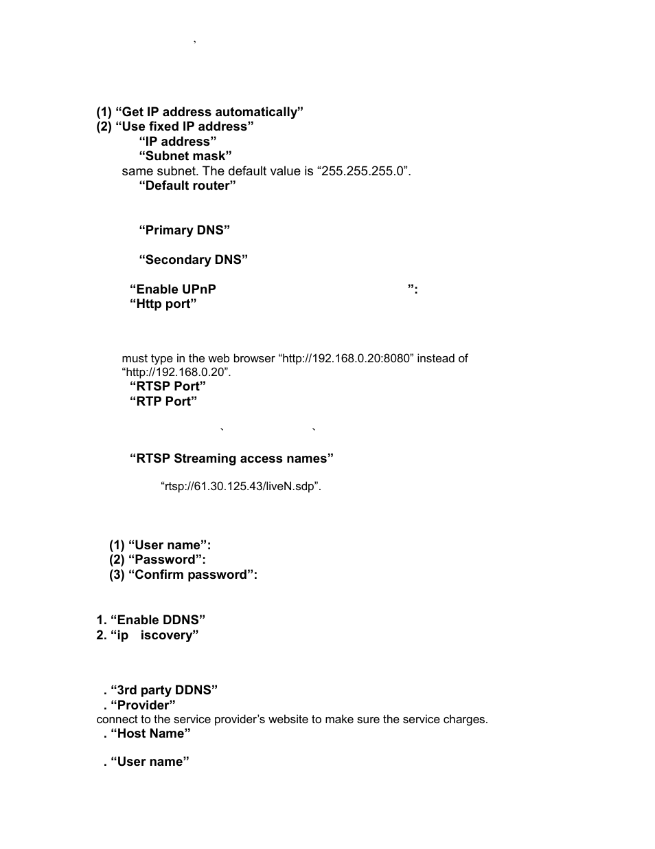 Ddns setting | LevelOne FCS-3101 User Manual | Page 28 / 54